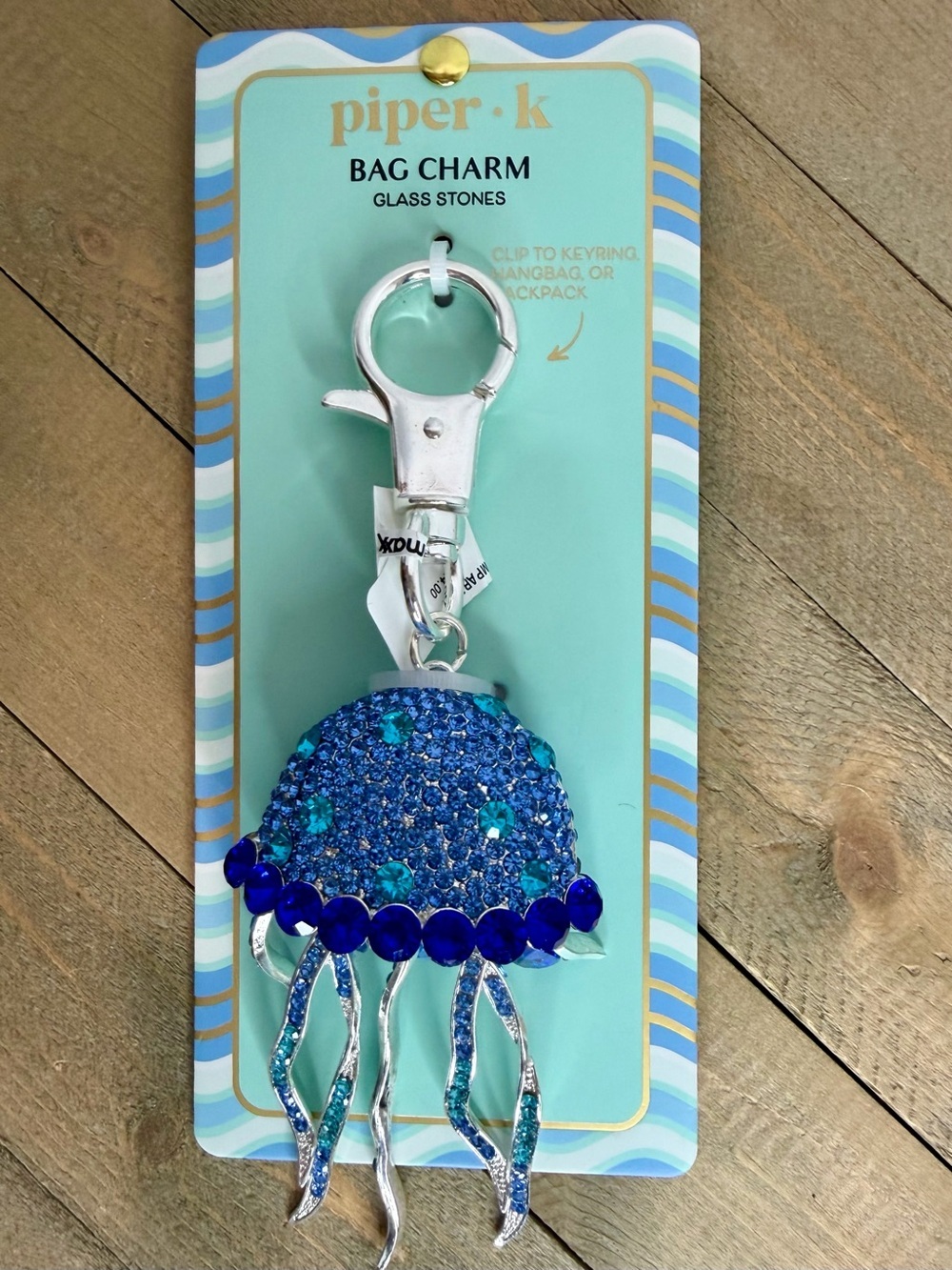 Viral Piper•K Blue Jellyfish Bag Charm!!